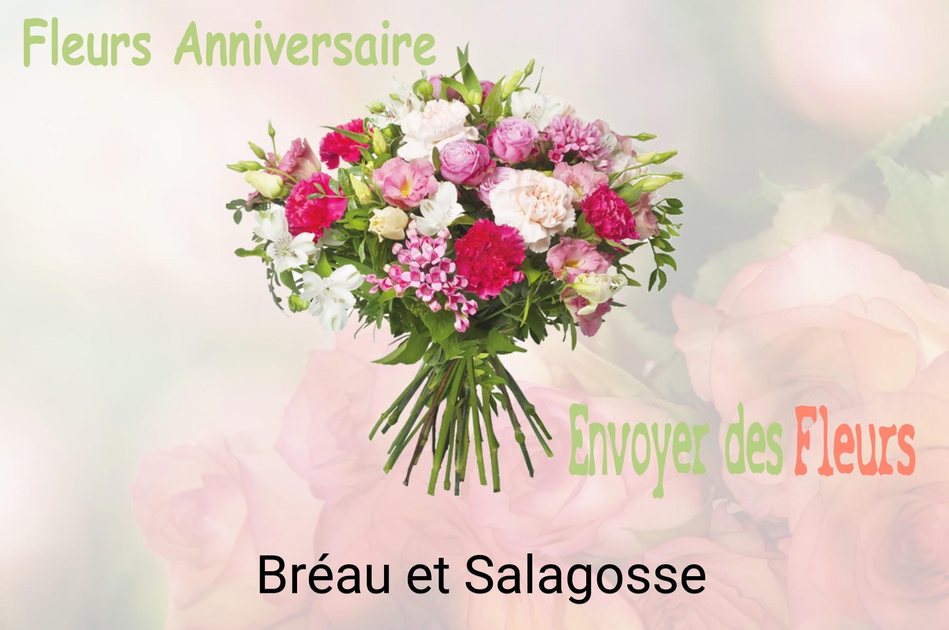 Bouquet de fleurs d’anniversaire livré à Bréau-et-Salagosse