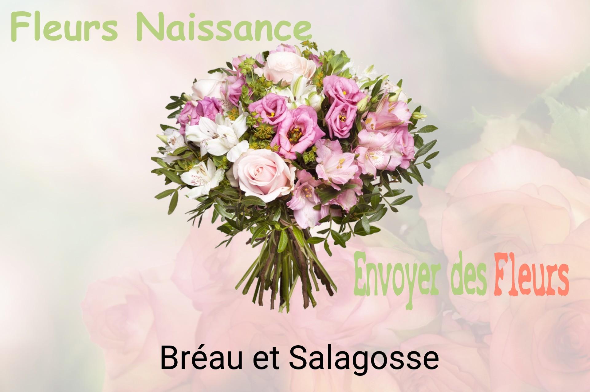 Bouquet de fleurs de naissance livré à Bréau-et-Salagosse