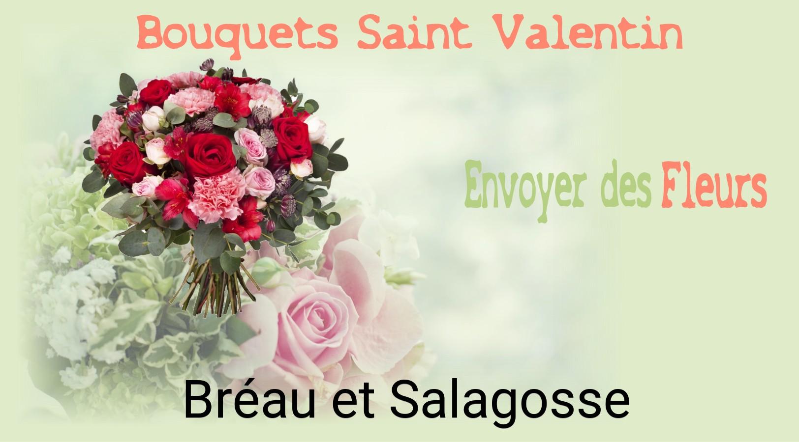 Roses de Saint-Valentin livrées à Bréau-et-Salagosse